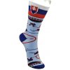 Dospelé ponožky Hokej - 35-38 / bledomodrá