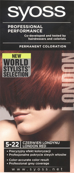 Syoss World Stylists' Selection 5-22 Londýnská červená farba na vlasy od  4,69 € - Heureka.sk