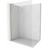 Mexen, Mexen Kioto-X L sprchová stena 70 x 200 cm, transparentná 10 mm, zlatá - 800-070-107-50-00-X