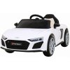 JOKO Elektrické autíčko AUDI R8 LIFT, kožené sedadlo, penové kolesá, biele