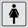Nalepovacia tabuľka na dvere - WC ženy