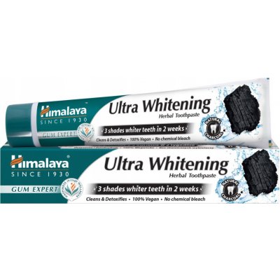 Himalaya Bieliaca zubná pasta s kokosovým uhlím Ultra Whitening Herbal Toothpaste 75 ml