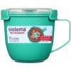 Sistema Microwave Hrnček na polievku a dusené pokrmy 900 ml, mätová