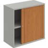 Hobis Policová skriňa Strong, 80x76,8x40 cm, jelša/sivá