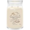 YANKEE CANDLE Signature, sklo, 2 knôty Warm Cashmere, 567 g