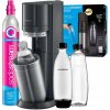 Saturátor SodaStream DUO Titanium 2 fľaše (sklenená + PET)