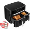 Teplovzdušná fritéza Tefal Dual XXL Easy Fry EY9428E0 Čierna
