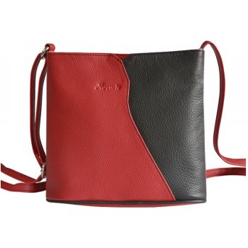 Mercucio malá kožená crossbody kabelka červeno-čierna od 39,9 € - Heureka.sk