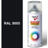 Sprej čierny lesklý 400ml odtieň RAL 9005 farba čierna lesklá, Schuller Ehklar, farby v spreji PRISMA COLOR 91002
