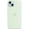 Apple iPhone 15 Plus Silicone Case with MagSafe Soft Mint MWNG3ZM/A