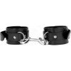 Kink - Wrist Restraints-Single Rivet Row Black Adjustable 17-28 Cm X 5 Cm