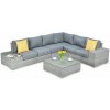 Kondela Záhradný set AVOCADO Stone Grey