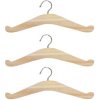 Minikane Sada 3 vešiakov z prírodného dreva