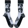 The Beatles Ponožky Yellow Submarine Sea of Science Faces Mono White 40-45