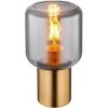 | Globo 21004M - Stolná lampa NINJO 1xE27/40W/230V mosadz | 21004M