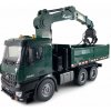 Amewi RC MB Arocs Crane-truck polo-kovový zelený 1/14 RTR