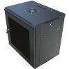 Datacom 19'' rozvádzač 9U/450 mm (sklo) čierny 71071