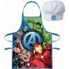 Euroswan Detská zástera s kuchárskou čiapkou Avengers II