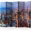 Artgeist Paraván - Illuminated Chicago II [Room Dividers]