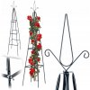 Kovová pergola Kadax, záhradná opora pre rastliny, 202 cm
