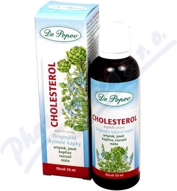 Dr.Popov Cholesterol bylinné kapky 50 ml