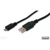 PREMIUMCORD Kabel USB 2.0 A-Micro B propojovací 0,2m (černý) ku2m02f