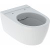 Závesné WC s hlbokým splachovaním Geberit iCon, uzavretý tvar, Rimfree: T=53cm, Biela, 204060000