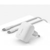 Belkin BOOST CHARGE™ 20W USB-C Power Delivery PPS nástěnná nabíječka + 1m USB-C na USB-C kabel, bílá WCA006vf1MWH-B6