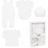 4-dielna dojčenská súpravička do pôrodnice New Baby I AM biela 62 (3-6m)