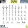 Green Stuff World Resin Potion and Liquor Bottles – resinové fľaše na liehoviny (48 ks)