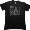 The Beatles tričko Retro Logo Čierna L