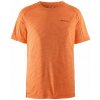 Craft ADV HiT SS Structure Tee triko pánské Barva: Oranžová, Velikost: XL