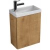 MYBATH MyVento závesná skrinka s keramickým umývadlom 40 cm dub prírodný Arlington