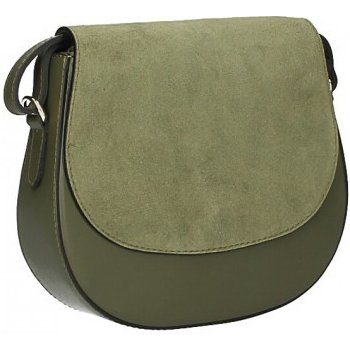 Made In Italy kožená kabelka na rameno 1228 olivovo zelená od 52 € -  Heureka.sk