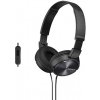 Sony MDR-ZX310AP slúchadlá s handsfree, čierna MDRZX310APB.CE7