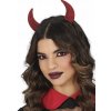 ČELENKA ROHY DIABLA DIABLICA DIABOL HALLOWEENSKY ROH ČERVENÉ DIAMANTY
