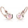 Cutie Jewellery Detské náušnice z ružového zlata C2224-10-X-4 ružová