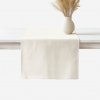 Goldea behúň na stôl z ľanovej zmesi - slonová kosť 20x120 cm