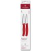 Victorinox - Sada kuchynských nožov na zeleninu SWISS CLASSIC 8 cm 2 ks červená 6.7601.2C1