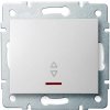 Kanlux LOGI Schodiskový spínač s LED - biely 25081