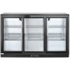Barová chladnička s trojitými posuvnými dverami, Arktic, 254L, Čierna, 220-240V/160W, 1350x520x(H)865mm