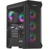 Počítačová skriňa Genesis IRID 505 ARGB V2/Midi Tower/Transpar./Čierna