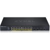 Zyxel XGS1935-28HP, 28 Port Smart Managed PoE Switch, 24x Gigabit PoE and 4x 10G SFP+, hybrid mode, standalone or NebulaFlex Cloud XGS1935-28HP-EU0101F