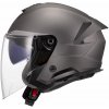 LS2 Helmets LS2 OF618 VERSO II SOLID MATT TITANIUM - XL