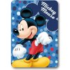 FARO Fleece deka Mickey bodky Polyester, 100/140 cm