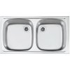 Alveus BASIC 160 Natur, malý výpust 1039144 - Drez nerezový 780x435mm, vanička 340x370x140mm, 340x370x140mm
