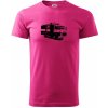 Hasičské auto Hasiči - Klasické pánske tričko vyššej gramáže - 4XL ( Purpurová )