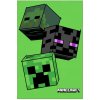 Jerry Fabrics Fleecová deka s motívom Minecraft - The Mobs | 100 x 150 cm