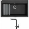 Laveo TAU SBT 7108 čierna + Rolovací odkvapkávač + Laveo LUNA BLZ 769D čierna