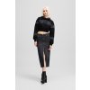 SUKŇA KARL LAGERFELD JEANS KLJ ZIP DENIM MIDI SKIRT WASHED DARK GREY DENIM